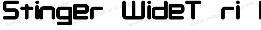 Stinger WideT ri Bol字体转换